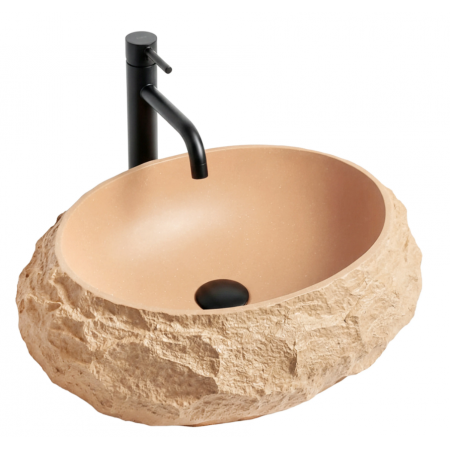 Умывальник (раковина) REA MIKA LIGHT TERRACOTTA MATT накладной