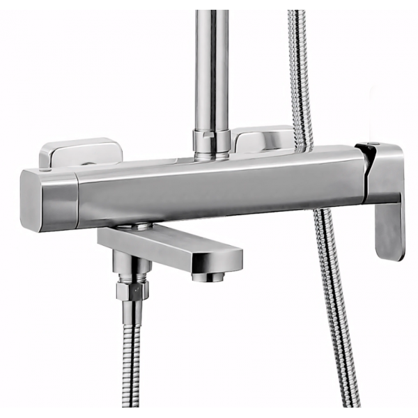 Душевой гарнитур REA ARLO NICKEL BRUSHED с изливом