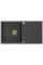 Гранітна кухонна мийка MEXEN LEO BLACK GRANITE + сифон GOLD