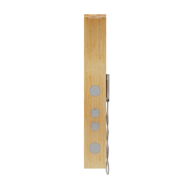 Душова панель CORSAN BALTI 2.0 BAMBOO CHROME з термостатом