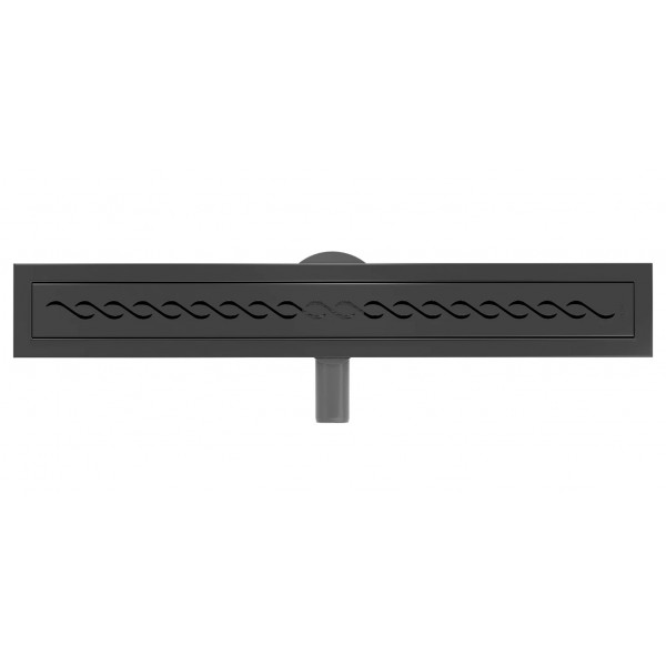 Трап для душу MEXEN FLAT 70 M18 BLACK 360° чорний