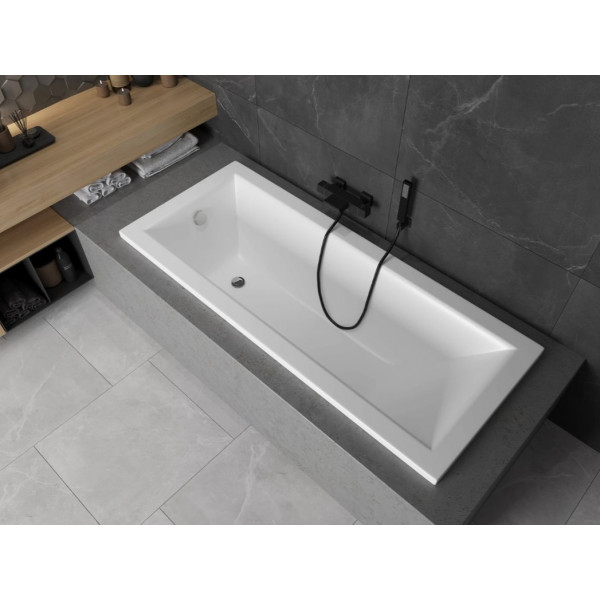 Ванна вбудована MEXEN CUBIK 120x70 WHITE акрилова