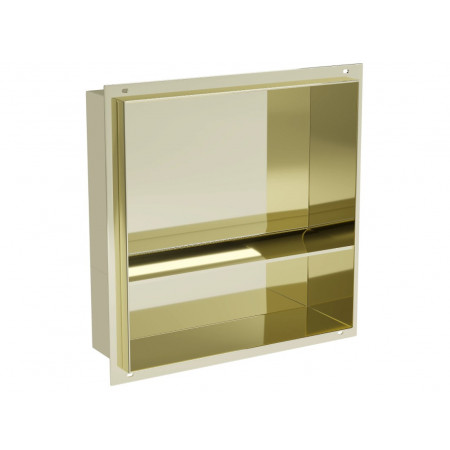 Вбудована полиця MEXEN X-Wall-NR 30 GOLD без обідка