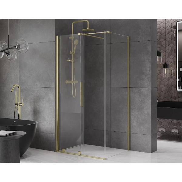 Душова кабіна MEXEN VELAR 130х80 BRUSHED GOLD