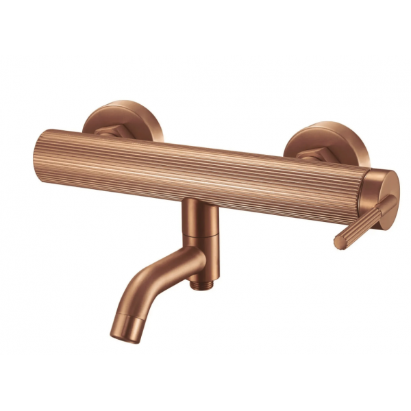 Смеситель для ванны и душа REA ARGON BRUSHED COPPER с изливом