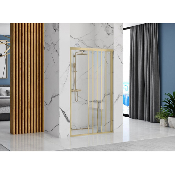 Душевая дверь REA ALEX 90 BRUSHED GOLD
