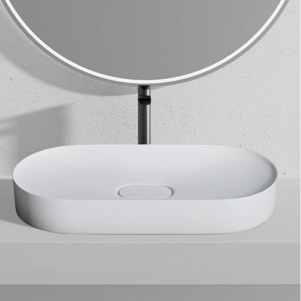 Умывальник (раковина) REA IRIS 71 WHITE MATT накладной