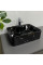 Умывальник (раковина) VBI FORLI BLACK MARMO GLOSSY накладной