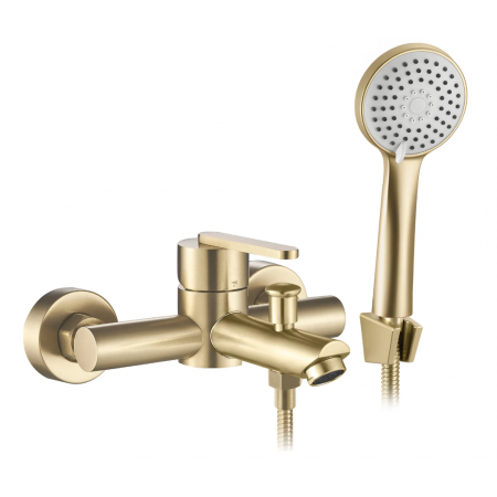 Смеситель для ванны и душа REA ONTARIO BRUSHED GOLD с изливом