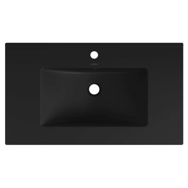 Умивальник (раковина) MEXEN ATENA 101 BLACK MATT врізний чорний