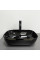 Умывальник (раковина) VBI RAVENNA BLACK GLOSSY накладной