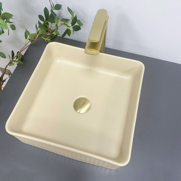 Умывальник (раковина) VBI BOLZANO BEIGE MATT накладной