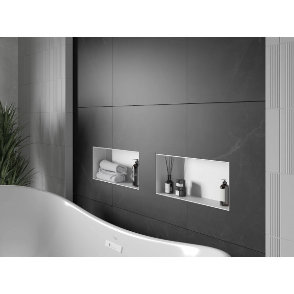 Вбудована полиця MEXEN X-Wall-NR 45x20 WHITE без обідка