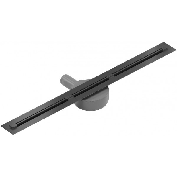 Трап для душу MEXEN FLAT 70 SUPER SLIM BLACK 360 ° чорний