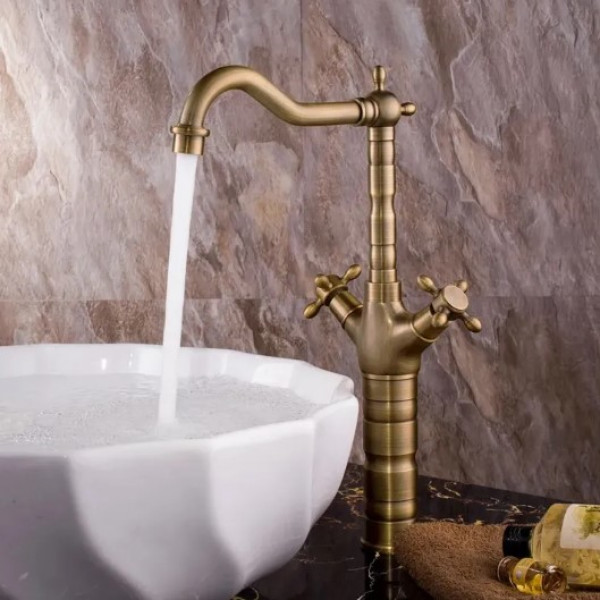 Смеситель для кухни REA RUSTICO BRUSHED GOLD золотой матовый