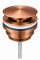 Донный клапан для раковины VBI BRUSHED COPPER click-clack универсальный