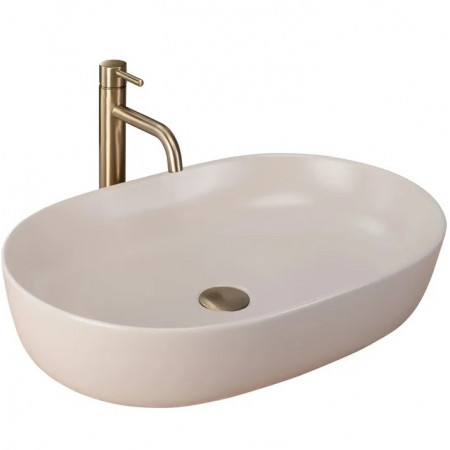 Умывальник (раковина) REA CLEO 61 BEIGE MATT бежевый накладной