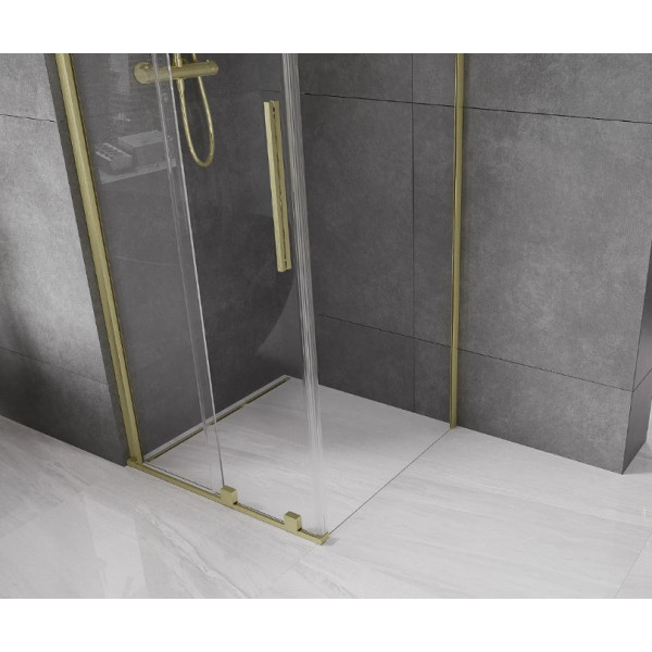 Душова кабіна MEXEN VELAR 110х110 BRUSHED GOLD