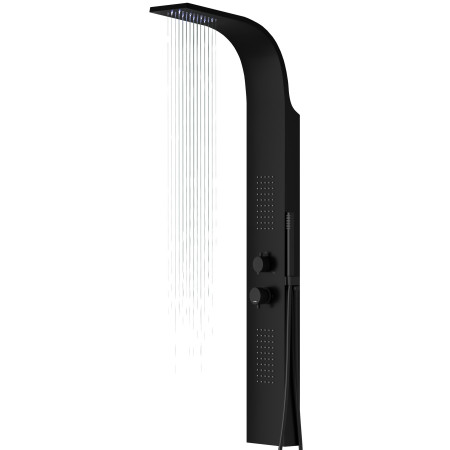 Душова панель CORSAN FESTO BLACK LED