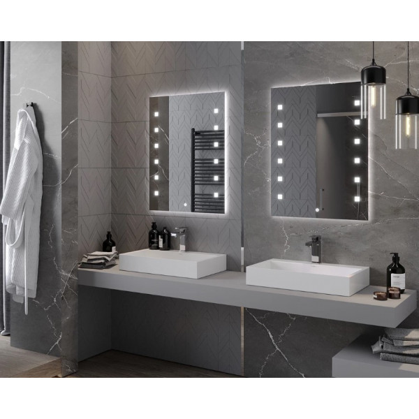 Дзеркало MEXEN NER 60x80 LED прямокутне