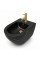 Подвесное биде VBI VULCANO BLACK MARBLE MATT