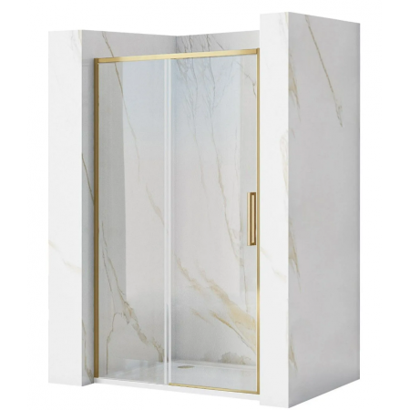 Душевая дверь REA RAPID SLIDE 130 BRASHED GOLD