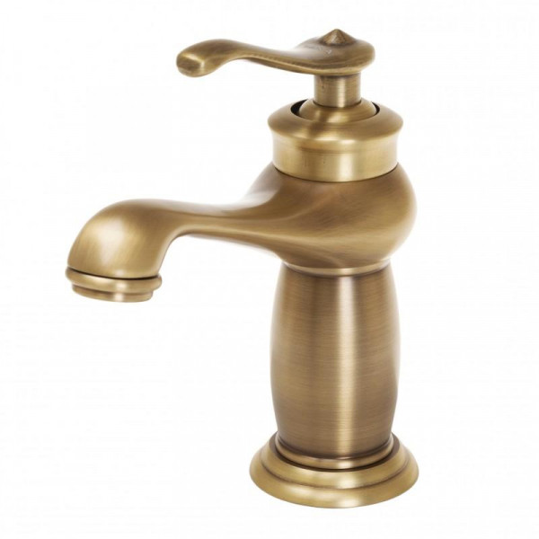 Змішувач для раковини (умивальника) YOKA MARENA BRUSHED GOLD низький *