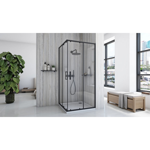 Душевая кабина REA CITY 80х80 BLACK