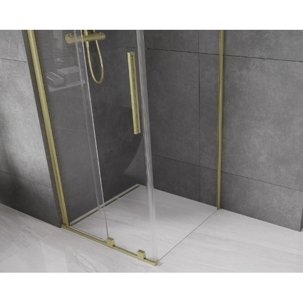 Душова кабіна MEXEN VELAR 100х100 BRUSHED GOLD