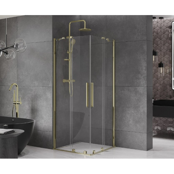 Душова кабіна MEXEN VELAR DUO 100х100 GOLD