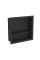 Вбудована полиця MEXEN X-Wall-R 30 BLACK з обідком