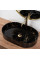 Умывальник (раковина) REA NADIA BLACK MARBLE SHINY накладной