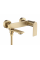 Смеситель для ванны и душа REA STORM BRUSHED GOLD настенный с изливом