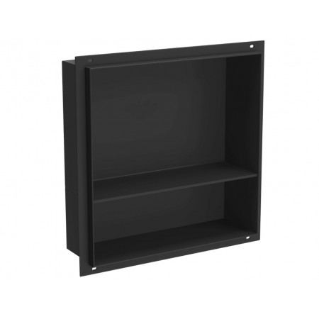 Вбудована полиця MEXEN X-Wall-NR 30 BLACK без обідка
