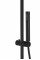 Душовий гарнітур CORSAN LUGO BLACK MATT з виливом *