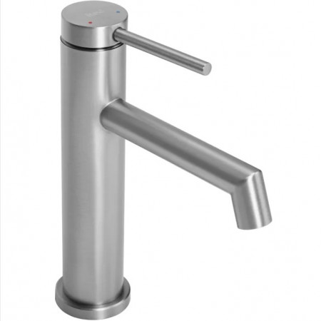 Смеситель для раковины (умывальника) REA FOSS NICKEL BRUSHED никель низкий