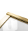 Душевая дверь REA HUGO 120 BRUSHED GOLD распашная