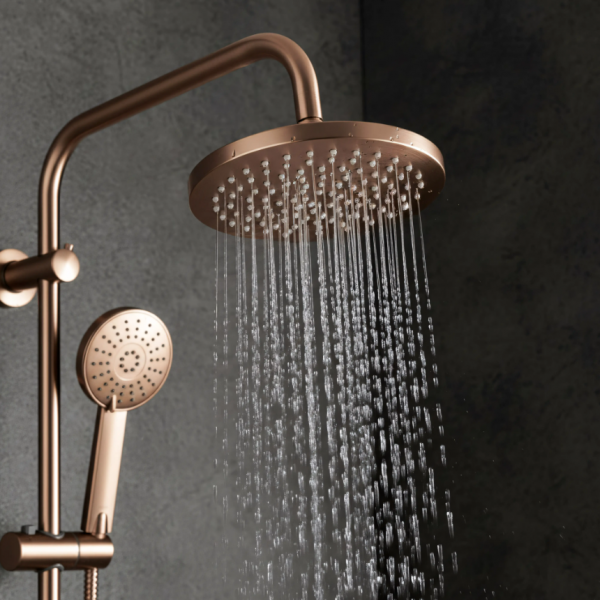 Душевой гарнитур REA LUIS BRUSHED COPPER с изливом