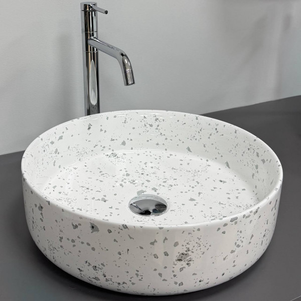 Умывальник (раковина) VBI BARI S GREY MOSAIC накладной