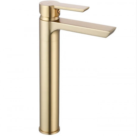 Смеситель для раковины (умывальника) REA  ARGUS BRUSHED GOLD высокий *