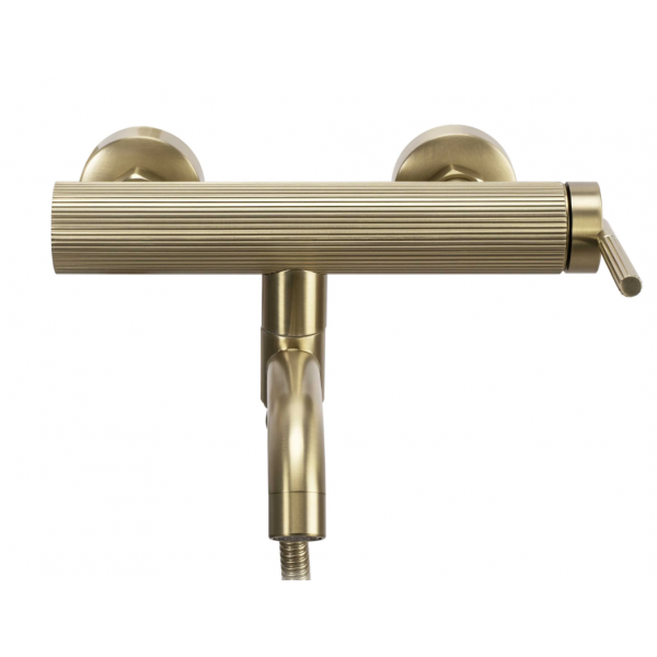 Смеситель для ванны и душа REA ARGON BRUSHED GOLD с изливом