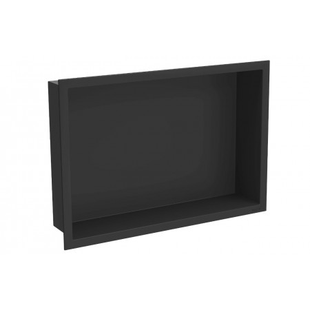 Вбудована полиця MEXEN X-Wall-R 45x30 BLACK з обідком