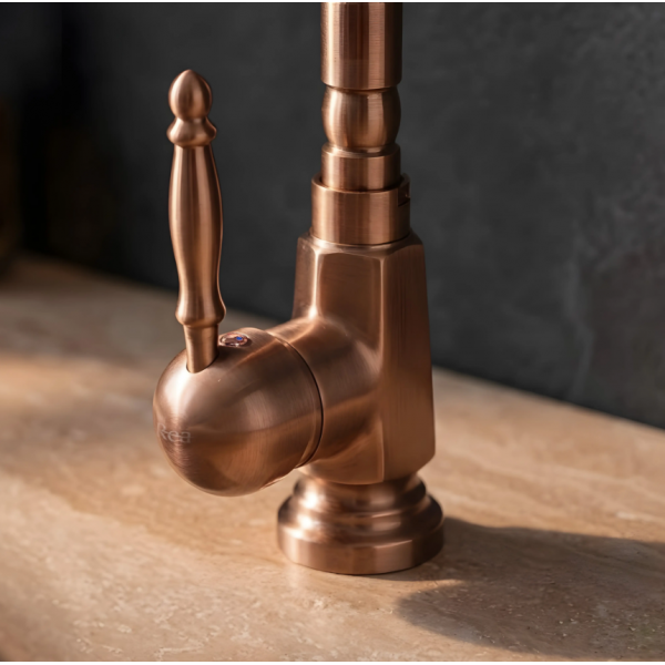 Смеситель для раковины REA BONA BRUSHED COPPER