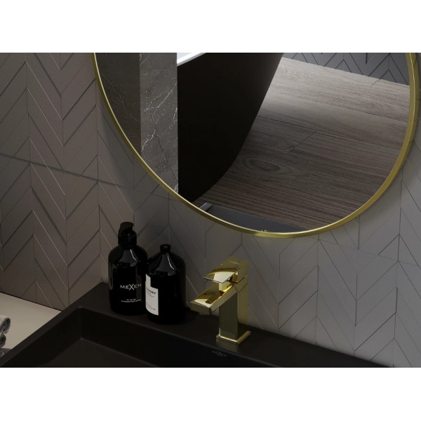 Дзеркало MEXEN LOFT 75 GOLD кругле