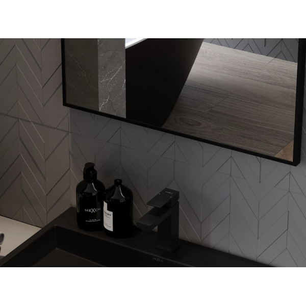 Дзеркало MEXEN LOFT 60x50 BLACK прямокутне