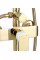 Душевой гарнитур REA BLOOM GOLD WHITE с изливом *