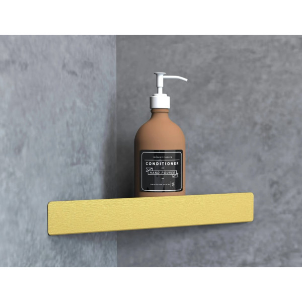 Угловая полка для ванны REA SF07 28 BRUSHED GOLD