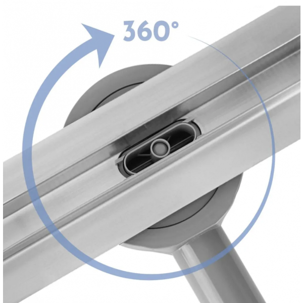 Трап для душа REA NEOX 90 SLIM PRO сталь