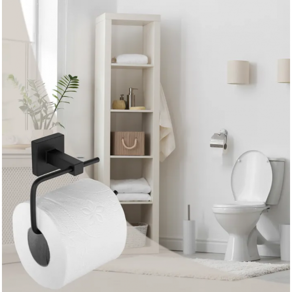 Держатель для туалетной бумаги REA 322199 BLACK черный