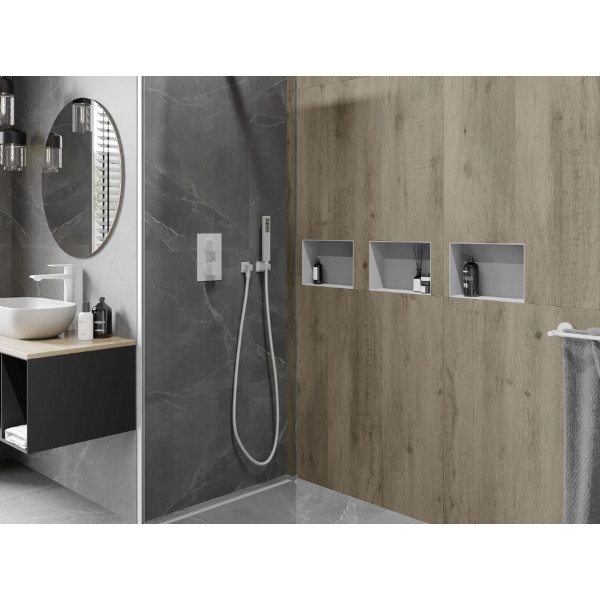Вбудована полиця MEXEN X-Wall-NR 30x20 WHITE без обідка